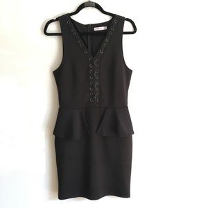 Black Peplum Dres